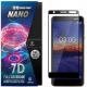 Crong 7D Nano Flexible Glass - Fullface Αντιχαρακτικό Υβριδικό Γυαλί Οθόνης Nokia 3.1 - Black - 