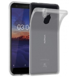 Crong Slim Διάφανη Θήκη Σιλικόνης Nokia 3.1 - 0.8mm - Clear (CRG-CRSLIM-N31-TRS)