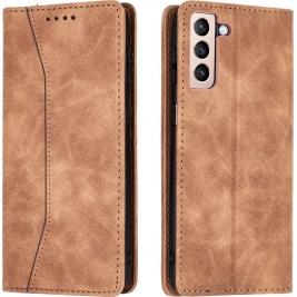 Bodycell Θήκη - Πορτοφόλι Samsung Galaxy S21 Plus 5G - Brown (5206015058820)