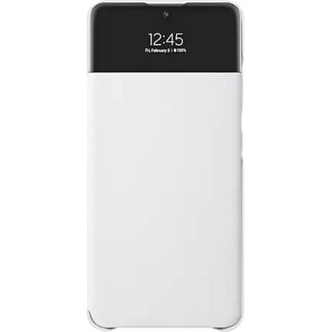 Official Samsung S-View Wallet Θήκη Samsung Galaxy A32 - White (EF-EA325PWEGEE)