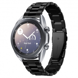 Spigen Modern Fit Μεταλλικό Λουράκι Samsung Galaxy Watch 3 41mm - Black (600WB24980)