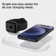 Spigen Mag Fit Duo - Βάση για τον Ασύρματο Φορτιστή MagSafe & Φορτιστή Apple Watch - White (AM