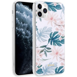Crong Flower Θήκη Σιλικόνης Apple iPhone 11 Pro - Pattern 01 (CRG-FLR-IP11P-01)