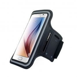 Θήκη μπράτσου Running Sports Armband Arm Holder Case for Smartphones 78 x 15.5mm έως 5.2" - Black
