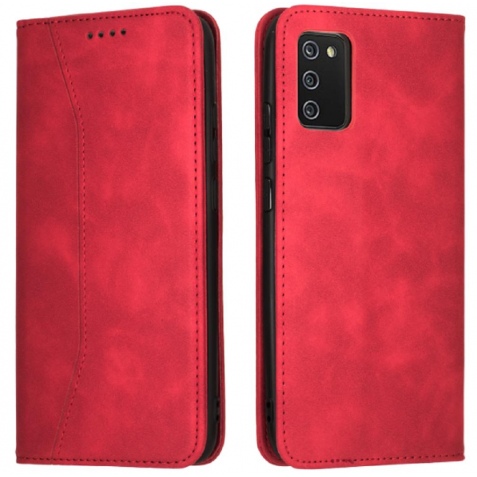 Bodycell Θήκη - Πορτοφόλι Samsung Galaxy A02s - Red (5206015063114)