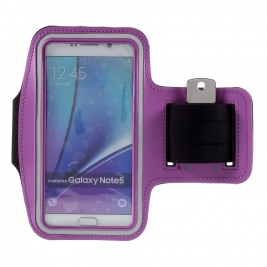 Θήκη μπράτσου Running Sports Armband Arm Holder Case for Samsung Galaxy for S7 edge/ S6 edge+ / Note 5 - Purple