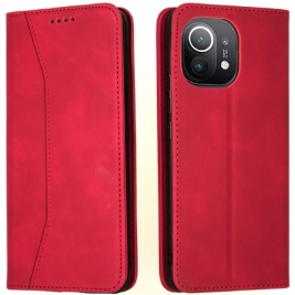 Bodycell Θήκη - Πορτοφόλι Xiaomi Mi 11 - Red (5206015063350)
