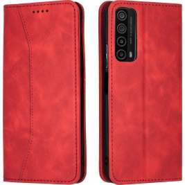 Bodycell Θήκη - Πορτοφόλι Huawei P Smart 2021 - Red (5206015060137)