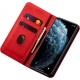Bodycell Θήκη - Πορτοφόλι Apple iPhone 12 Pro Max - Red (5206015055409)