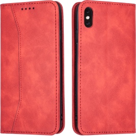 Bodycell Θήκη - Πορτοφόλι Apple iPhone X / XS - Red (5206015057519)