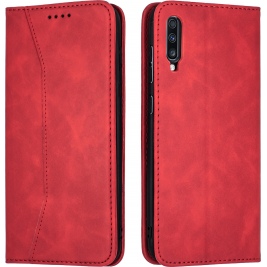 Bodycell Θήκη - Πορτοφόλι Samsung Galaxy A70 - Red (5206015058264)