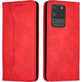 Bodycell Θήκη - Πορτοφόλι Samsung Galaxy S20 Ultra - Red (5206015058462)