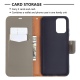 Θήκη Xiaomi Redmi Note 10 4G / Note 10S Litchi Skin Wallet case- Grey