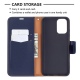 Θήκη Xiaomi Redmi Note 10 4G / Note 10S Litchi Skin Wallet case-Blue