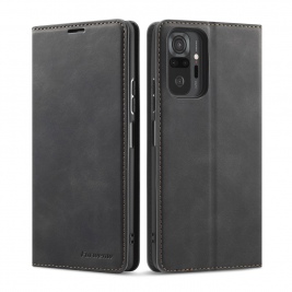 Θήκη Xiaomi Redmi Note 10 4G / Note 10S FORWENW Wallet leather stand Case- Black