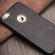 Θήκη iPhone 6/6s 4.7" Deer patern QIALINO Top quality pure handmade genuine Leather case for apple iPhone 6/6s-Black