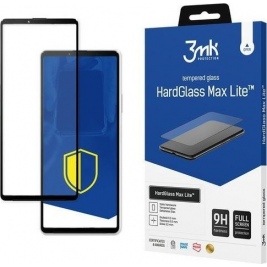 3MK Tempered HardGlass Max Lite - Fullface Αντιχαρακτικό Γυαλί Οθόνης Sony Xperia 10 III - Black (5903108399036)