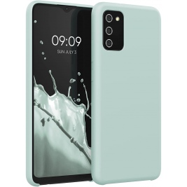 KWmobile Θήκη Σιλικόνης Samsung Galaxy A02s - Soft Flexible Rubber Cover - Frosty Mint (55415.200)