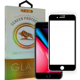 T-Max Premium 3D Tempered Glass Full Glue Fluid Despensing - Αντιχαρακτικό Γυαλί Οθόνης Apple iPhone 8 P