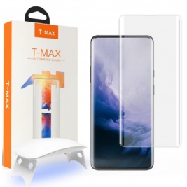 T-MAX Liquid Full Glue 3D Tempered Glass - Σύστημα Προστασίας Οθόνης OnePlus 9 Pro (5206015066559)