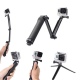 3-Way Waterproof Selfie Monopod Grip Tripod Mount for Action Cameras