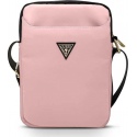 Guess Triangle Logo Tablet Bag - Universal Τσάντα Μεταφοράς Tablet 8 - Light Pink (GUTB8NTMLLP)