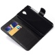 Θήκη Alcatel One Touch idol2 Leather Wallet w/ Stand - Βlack