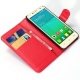 Θήκη Alcatel One Touch idol2 Leather Wallet / Stand - Red