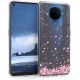 KWmobile Θήκη Σιλικόνης Nokia 5.4 - Cherry Blossoms / Pink / Dark Brown / Transparent (55165.01)