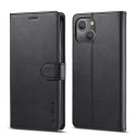 Θήκη iPhone 13 LC.IMEEKE Wallet leather stand Case-black
