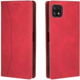 Bodycell Θήκη - Πορτοφόλι Samsung Galaxy A22 5G - Red (5206015066863)