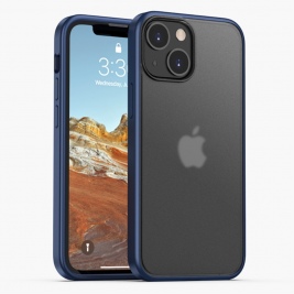 Θήκη iPhone 13 6.1" IPAKY Hard Plastic+Soft TPU Frame-blue