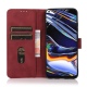Θήκη iPhone 13 Pro 6.1" KHAZNEH Smooth Leather Wallet-red