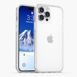 Θήκη iPhone 13 Pro 6.1" IPAKY Hard Plastic+Soft TPU Frame-white