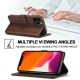 Θήκη iPhone 13 Pro Max 6.7" LC.IMEEKE Wallet leather stand Case-coffee