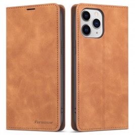 Θήκη iPhone 13 Pro Max 6.7" FORWENW Wallet leather stand Case-brown