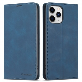 Θήκη iPhone 13 Pro Max 6.7" FORWENW Wallet leather stand Case-blue