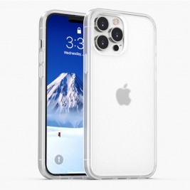 Θήκη iPhone 13 Pro Max 6.7" IPAKY Hard Plastic+Soft TPU Frame-white