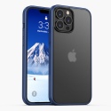 Θήκη iPhone 13 Pro Max 6.7'' IPAKY Hard Plastic+Soft TPU Frame-blue
