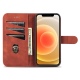 Θήκη iPhone 13 mini 5.4" AZNS Wallet Leather Stand-red