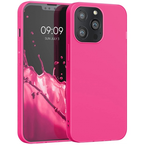 KWmobile Θήκη Σιλικόνης Apple iPhone 13 Pro - Neon Pink (55957.77)