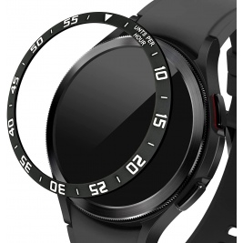 KW Bezel Ring Time Αλουμινίου - Samsung Galaxy Watch Classic 4 46mm - Black / Silver (56178.01)