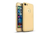 Θήκη iPhone 7 4.7'' IPAKY Orginal Full Protection PC Matte Cover + Screen Protector-Gold