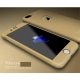 Θήκη iPhone 7 4.7" IPAKY Full Protection PC Matte Cover + Screen Protector-Gold