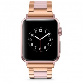 Tech-Protect Μεταλλικό Λουράκι Modern Apple Watch SE/7/6/5/4/3 (41/40/38mm) - Pearl (72202)