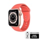Crong Liquid Λουράκι Premium Σιλικόνης Apple Watch SE/7/6/5/4/3 (41/40/38mm) - Coral (CRG-40LQB-COR)