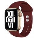 Crong Liquid Λουράκι Premium Σιλικόνης Apple Watch SE/8/7/6/5/4 (41/40mm) - Burgundy (CRG-40LQB-BDX)