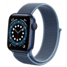 Crong Nylon Λουράκι Apple Watch SE/7/6/5/4/3 (41/40/38mm) - Ocean Blue (CRG-40NLB-OBL)