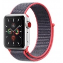 Crong Nylon Λουράκι Apple Watch Ultra/SE/8/7/6/5/4 (49/45/44mm) - Electric Pink (CRG-44NLB-PNK)
