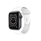 Crong Liquid Λουράκι Premium Σιλικόνης Apple Watch SE/7/6/5/4/3 (45/44/42mm) - White (CRG-44LQB-WHI)